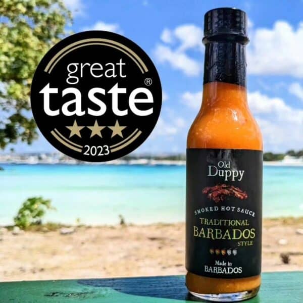 Old Duppy Traditional Barbados Style Smoked Pepper Sauce - 1x150ml